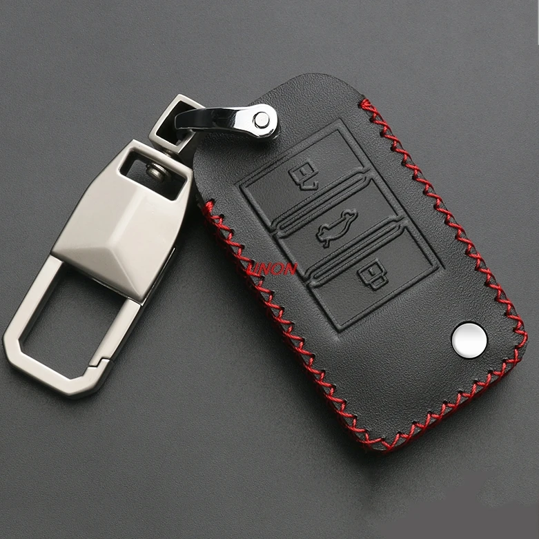 

For Dedicated to MG ZS Ruiteng Ruixing MG6 six GS3 leather GT smart car key bag cover buckle 2018