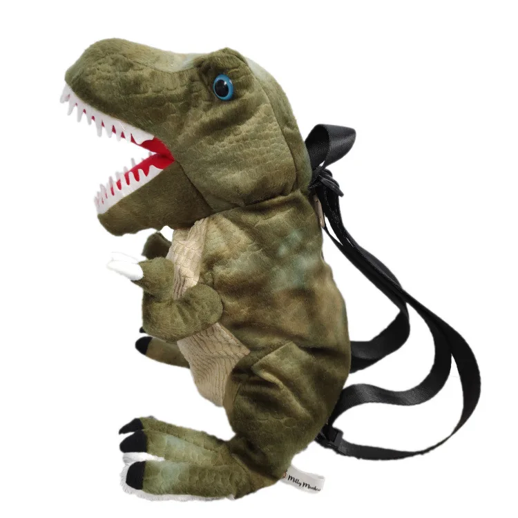 3D курточка для малышей "Динозаврик" сумка Школьный «Мир Юрского периода» для маленьких детей; с милыми животными, мягкие плюшевые рюкзаки детей дорожные сумки игрушки подарки для мальчиков