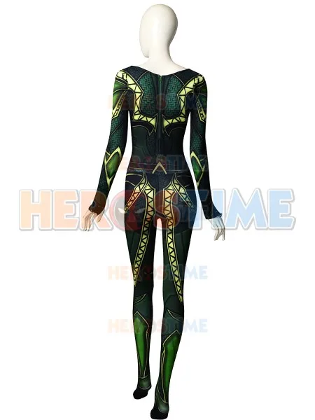 3D принт Quinn Mera косплей костюм королева Mera Лига Справедливости Zentai комбинезон супергерой Аквамен боди для взрослых/детей/на заказ