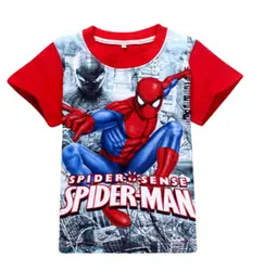 Новинка лета 2019, детские футболки с Бэтменом для мальчиков, одежда для малышей