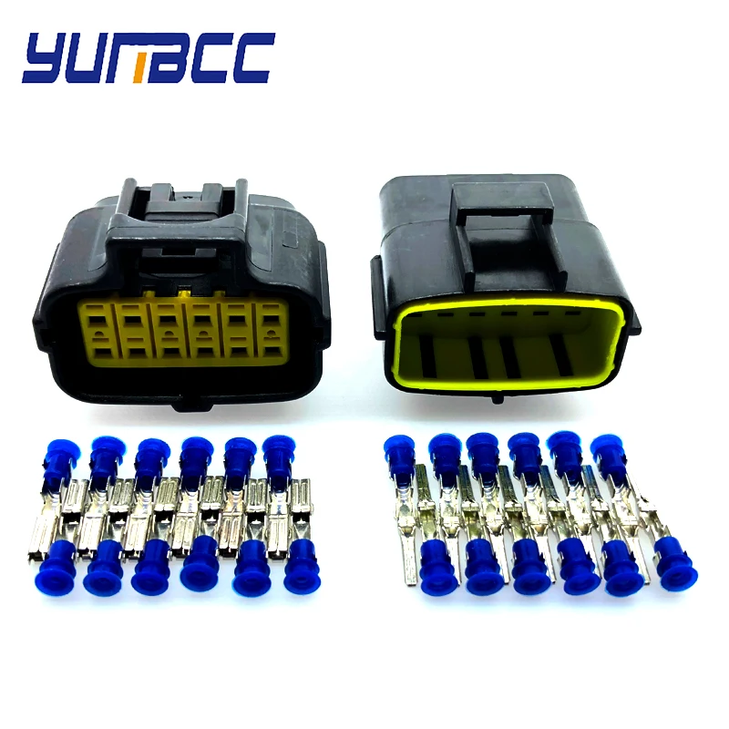 

5 sets 12 Pin Female Male AMP Denso 174661-2/184058-1 368537-1 Automotive Waterproof Sensor Connector Plug