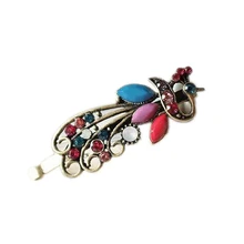 Красочные Павлин shap женские заколки для волос