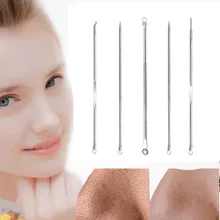 Горячая Нержавеющая сталь акне игла для удаления акне удалитель комедона игла уход за лицом акне пятнышка прыщей инструмент Экстрактор