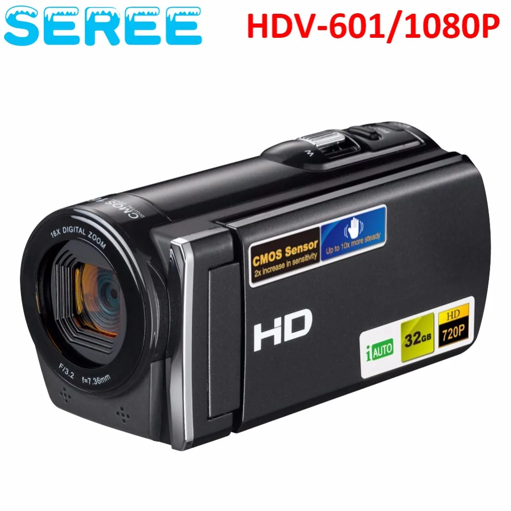 Seree 3.0" LCD Touch Screen 24MP Remote Control Video Camera 1080P FHD