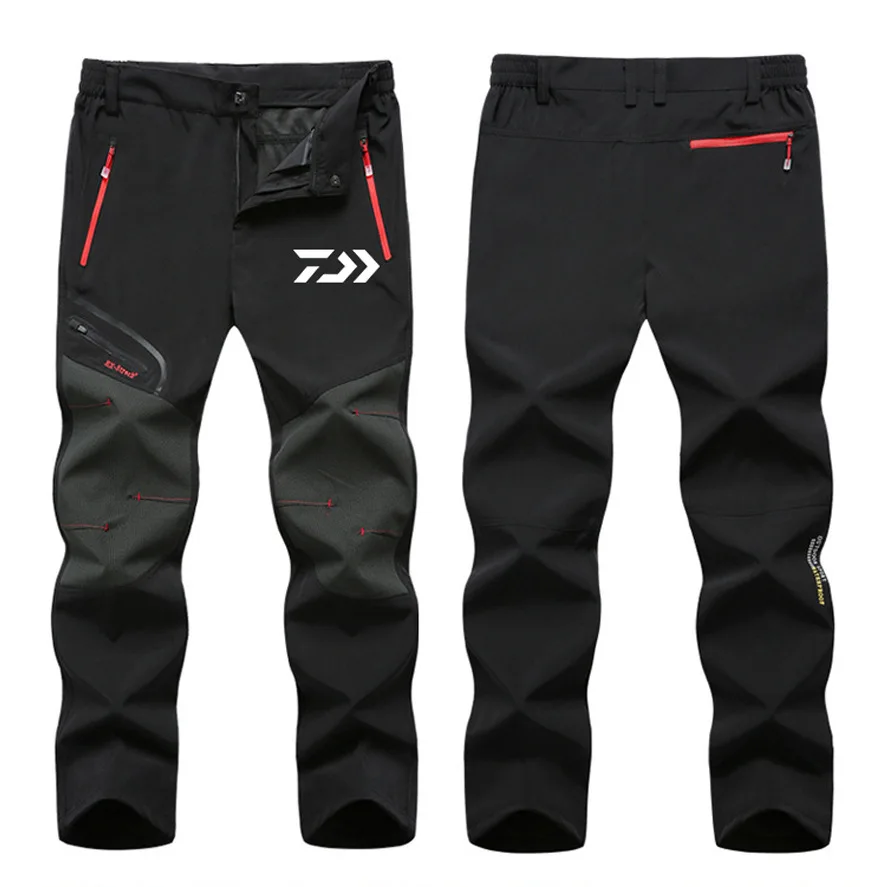 

Winter Outdoor Men Fishing Waterproof Camping Trekking Outdoor Hiking Pants Men Climbing Skiing Softshell Trouser Travel 6xl