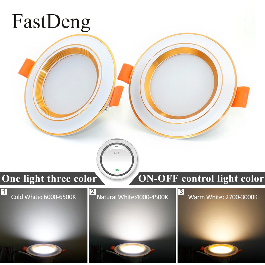 

Led Downlight 3W 5W 9W 12W 20W Round Led Panel Light Ceiling Ultra Bright Mini Spot Led 220V Cold White Change for Living Room