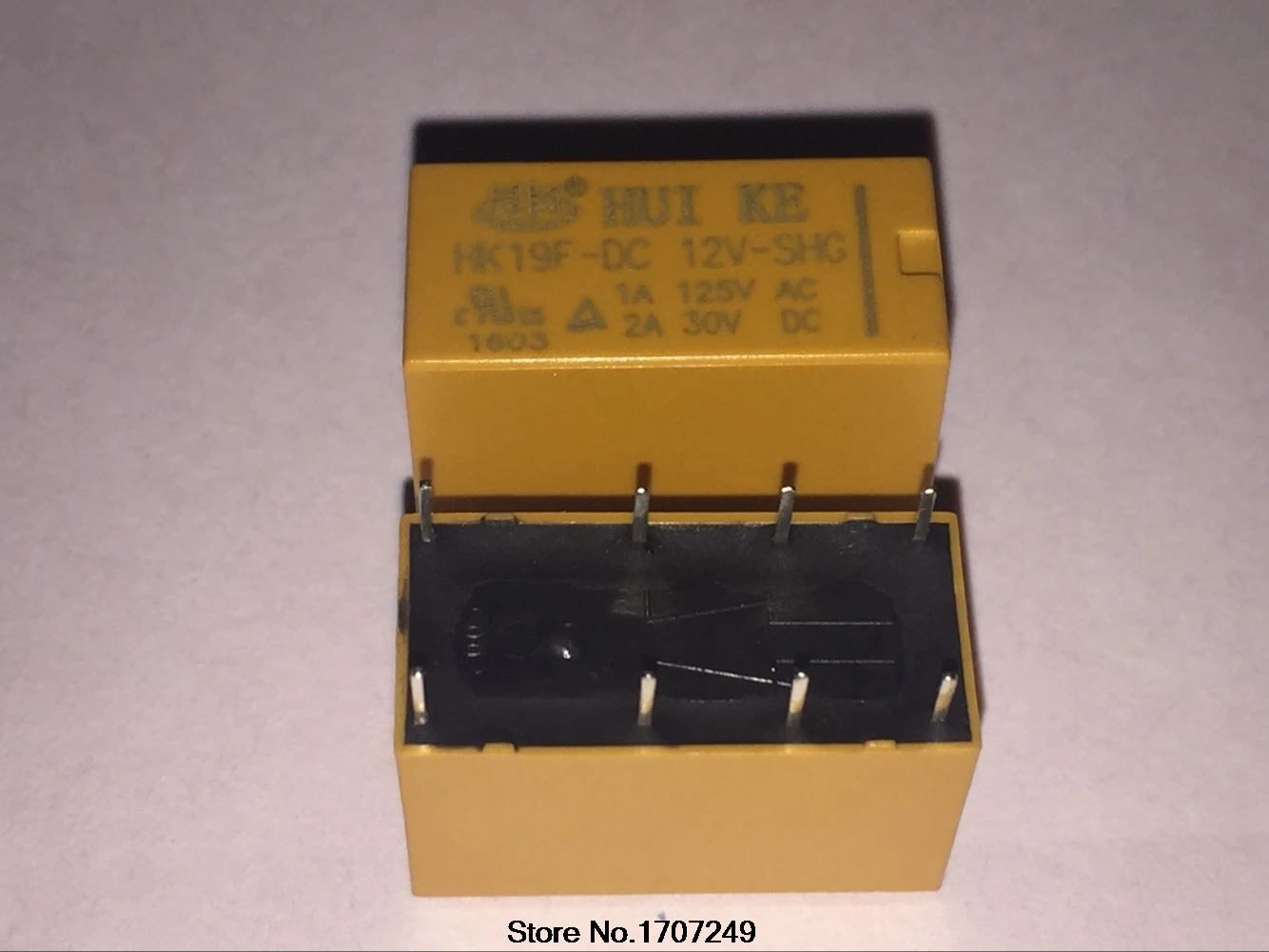 10 шт./лот для DC 12 В SHG катушка DPDT 8 Pin 2NO 2NC Мини реле питания PCB тип hui Ke HK19F Бесплатная