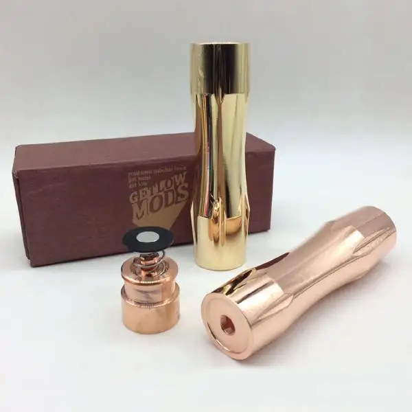 HOT Mechanical Vape Mod GLM V2 Mech Mod high quality 18650 Battery cooper, brass Materials Gift Box E Cigarette Smoke vape Kit