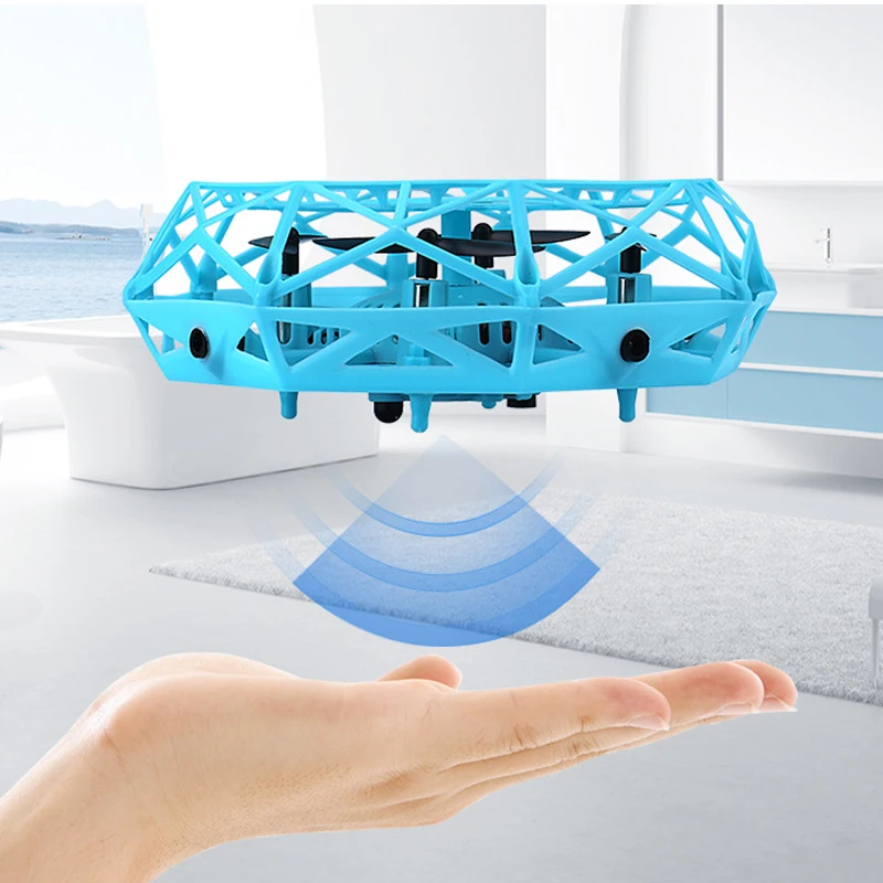 

UFO Ball Flying Aircraft Anti-collision Hand UFO Helicopter mini drone small intelligent induction quadcopter Drones For kIDS