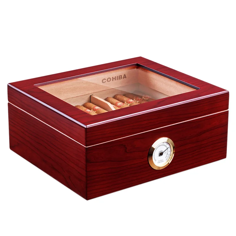 Aliexpress.com : Buy COHIBA Humidor large capacity cedar wood cigar ...