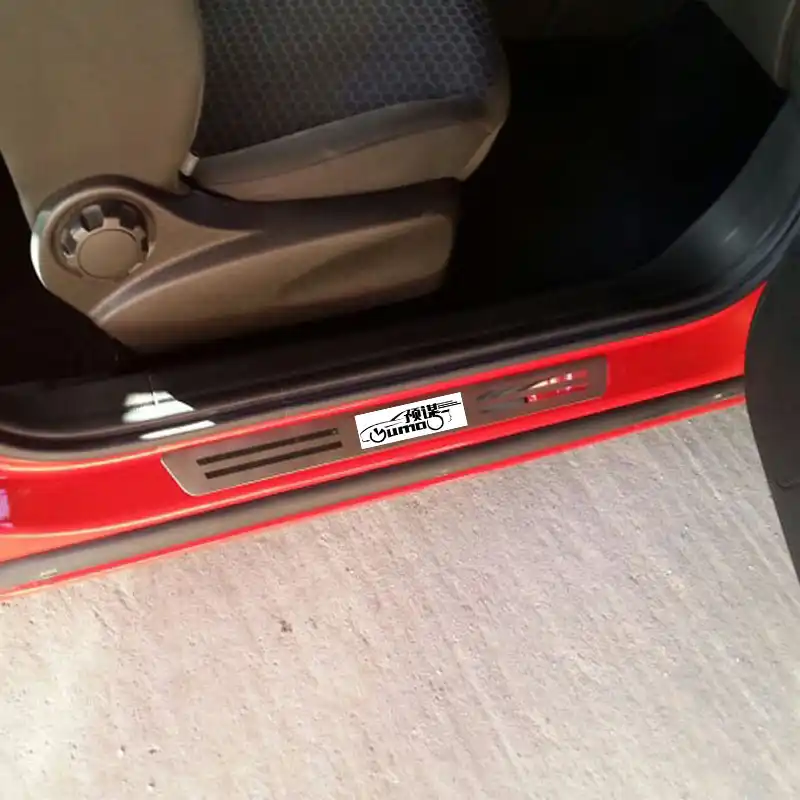 For Vauxhall Corsa D door sill protector scuff plate sill guard strip