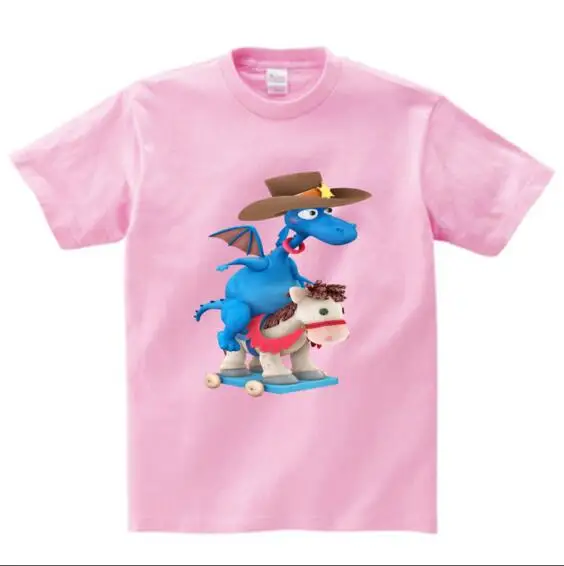 Doc mcstuffins/футболка для девочек 2, 3, 4, 5, 6, 8, 10, 12 лет, Детская летняя футболка, хлопковая Детская футболка с короткими рукавами для маленьких девочек, MJ - Цвет: Pink