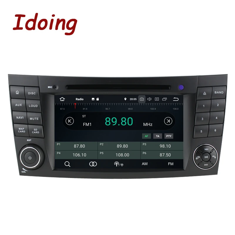 Автомобильный мультимедийный плеер Idoing 7 &quot 4 Гб + 32 ГБ 8 ядер 2Din Android 0 GPS DVD для Mercedes