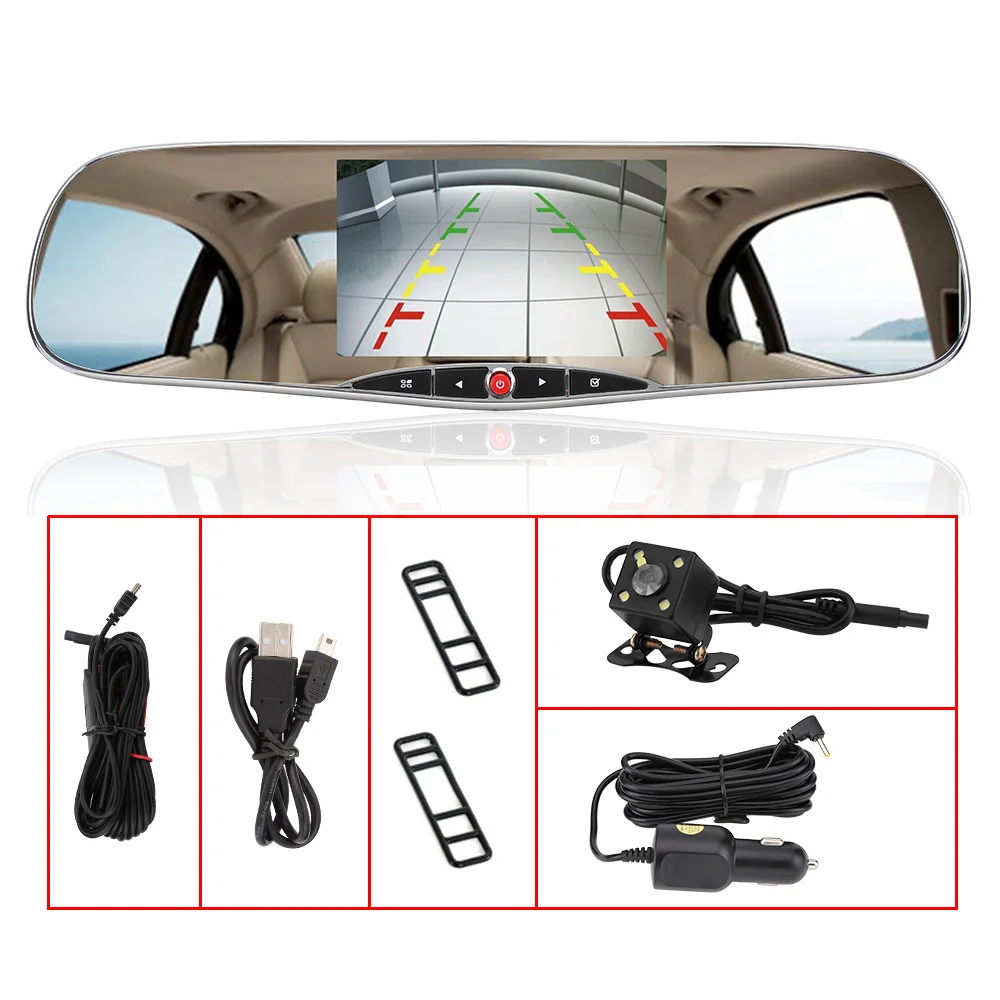 WiFi Dual Lens 5 HD 1080P Car DVR Video Recorder  (2)