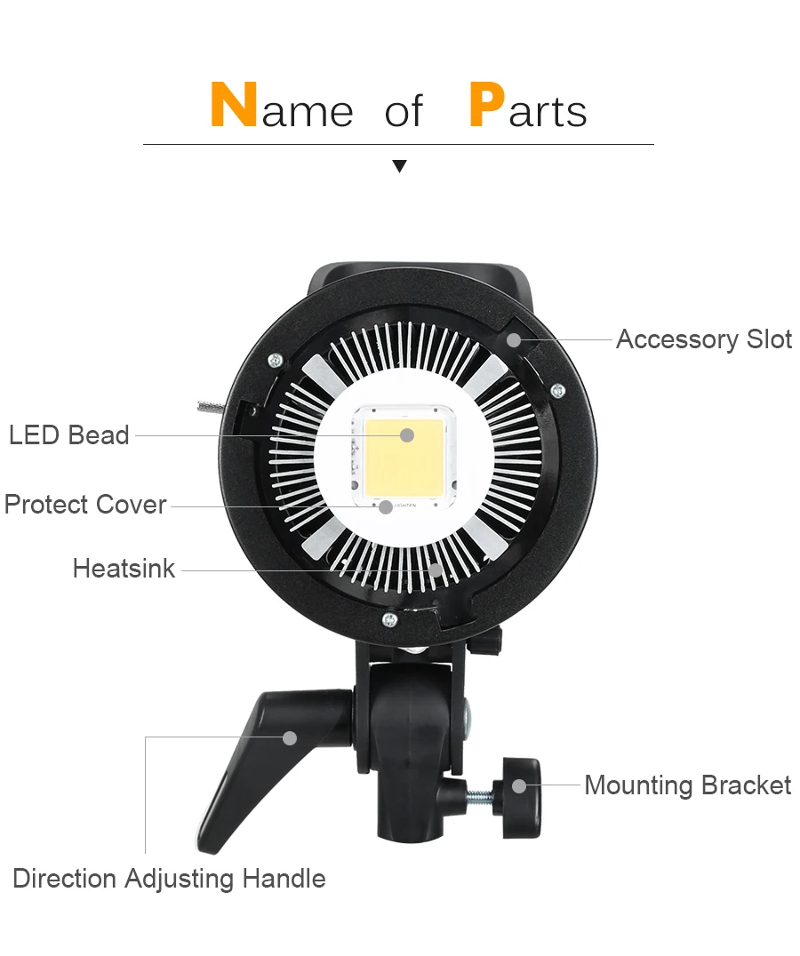 Free DHL Godox LED Video Light SL-60W 5600K White Version Video Light Continuous Light Bowens Mount for Studio Video