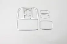 1 Set Luxurious ABS Chrome Car Interior Reading Map Light Lamp Cover Trims For KIA KX7 2017 Car Styling Auto Accessories