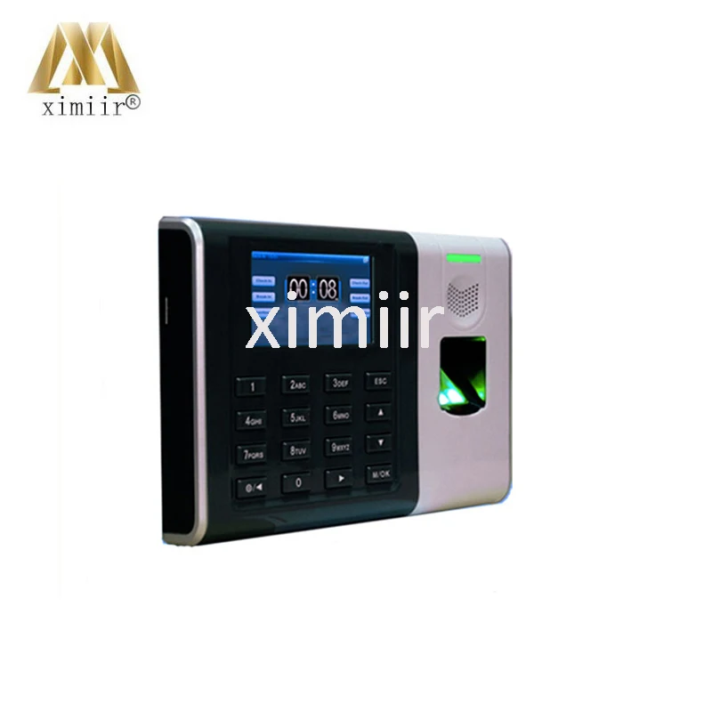 Высокое качество XM100 биометрический отпечаток пальца время часы TCP/IP связь 13,56 мГц карта MF отпечатков пальцев посещаемость времени