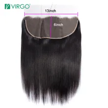 Vergine Dei Capelli Orecchio a Orecchio 13x6 Veletta frontale Chiusura Con Profonda Parte 8-18 pollici Brasiliana Diritta Remy frontale Dei Capelli umani Pre Colto