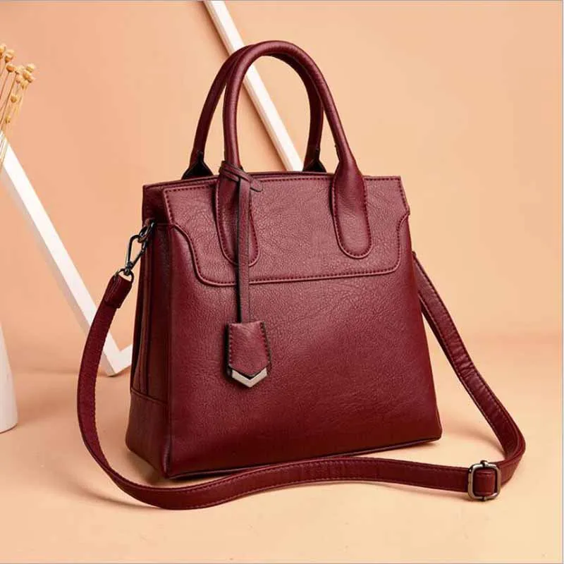 المرأة حقيبة يد خمر البسيطة crossbody حقيبة السيدات حقيبة يد جلدية الكرة حقيبة كتف دراجة نارية رسول الأعلى مقبض حقيبة