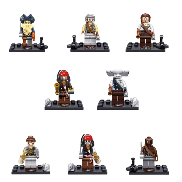 Pirates Of The Caribbean Building Block Kit Jack Sparrow Hector