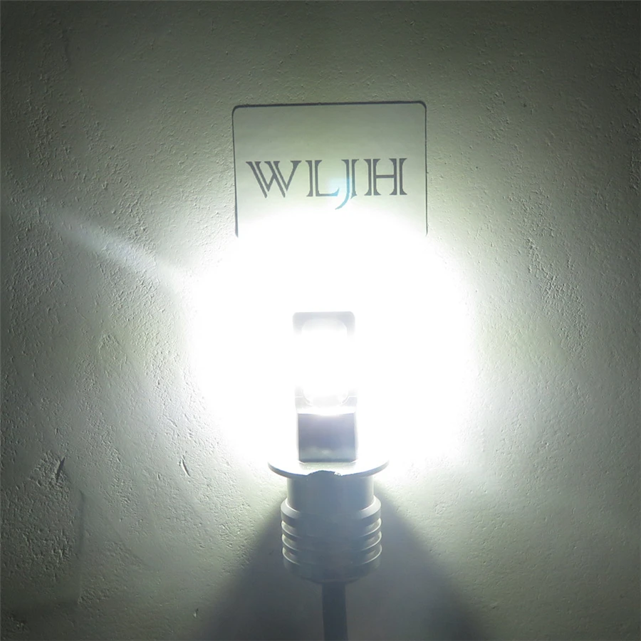 Lâmpadas de Substituição Led para Luzes de Nevoeiro do Carro Wljh Alta Potência Branco 3570 Csp Chip h3 Luzes Diurnas Lâmpadas Drl 2x Dc12v-24 v 5 3570 csp chip h3 lâmpadas de substituição