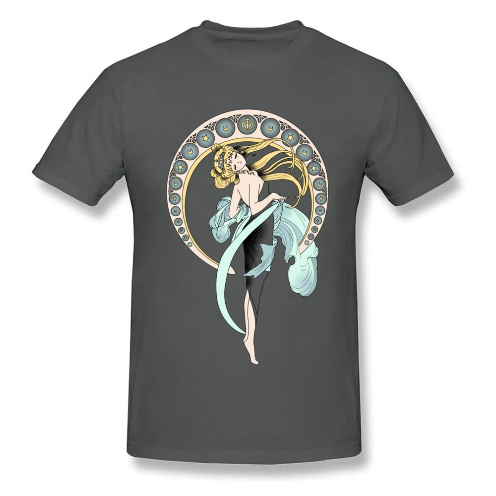Sailor Moon NewArt T-shirts for Men Classic Father Day Tops T Shirt Short Sleeve 2018 Fashion Custom Tee Shirts Crew Neck Cotton Sailor Moon NewArt carbon