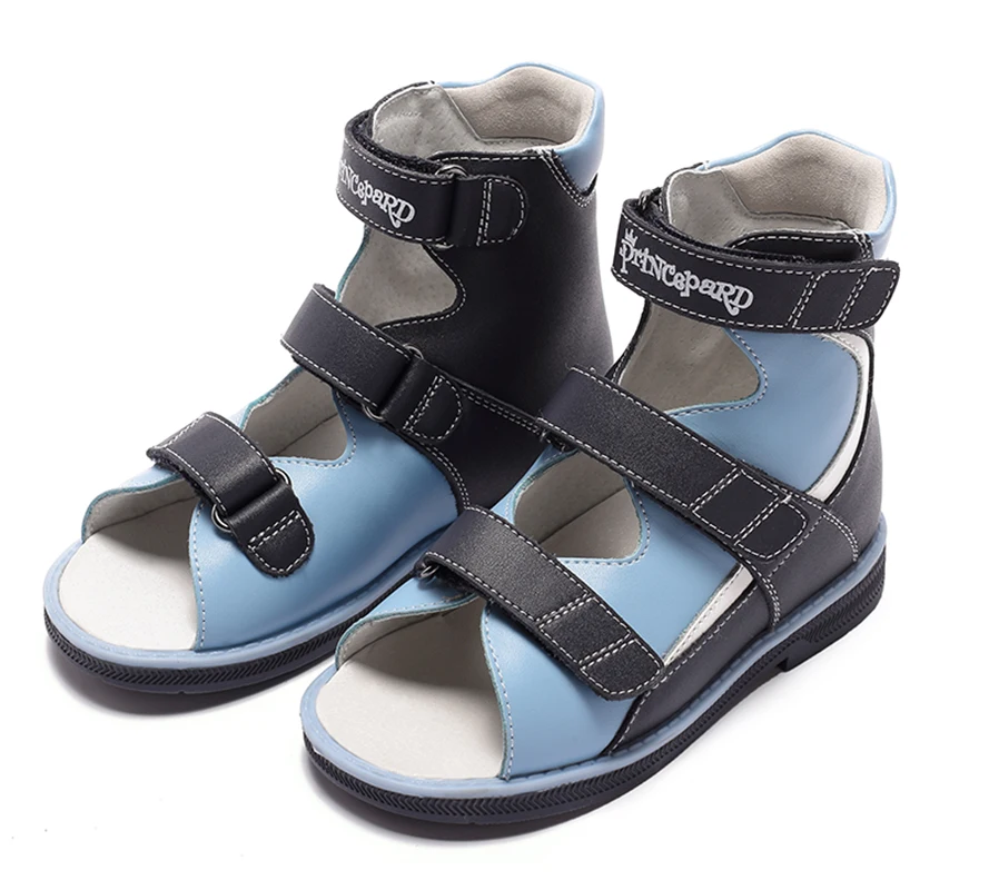 Princepard летняя детская одежда обувь для мальчиков сандалии ортопедическая обувь натуральная кожа для маленьких мальчиков сандалии крутая обувь ботиночки/летняя обувь ортопедическая обувь детская обувь