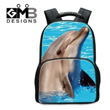 3-16 2016 Women Printing Backpack Canvas Flowers Animal Shoulder School Bag For Teenagers Girls Travel Sports Bags Bolsas Mochilas 