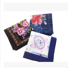 Дамские платки хлопок карманное полотенце 60 чесаный хлопковый носовой платок 46*46 см 2 шт./лот