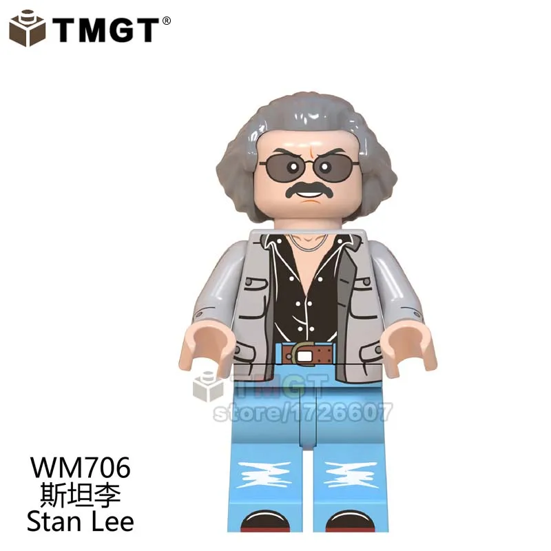 

Single The Avenger 4 Stan Lee Legoings Spiderman Iron Man Captain America Thanos Endgame Building Blocks Toys Gifts For Children