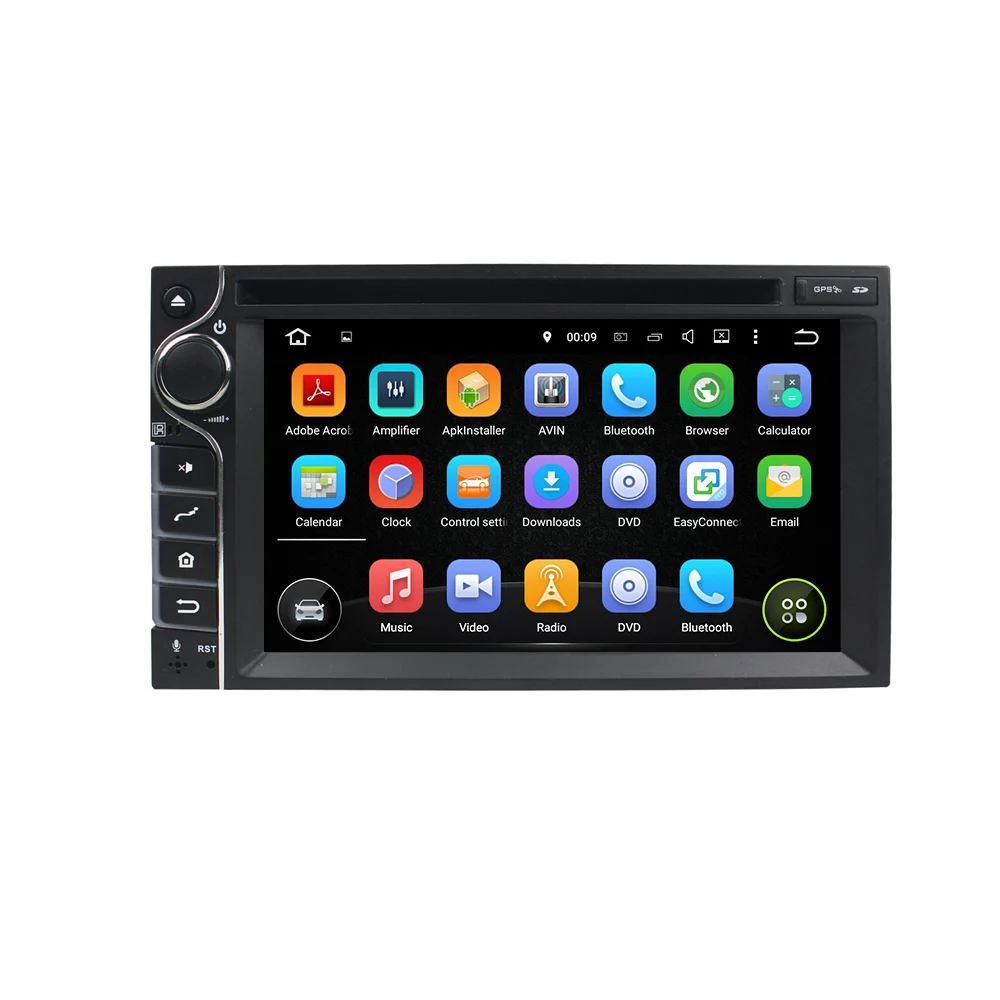 Best KLYDE 6.2" 2 Din Android 8.1 Multimedia Player For Universal Car Audio Mirror link Car Radio Interchangeable Car Stereo Touch 1