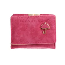 New Fashion Leather Women Wallet Female Hasp Coin Pocket Change Wallets Clutch Bags Short Burse High Quality Card Holder Purse