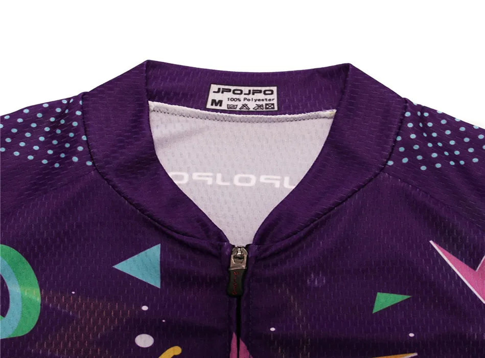 JPOJPO одежда для велоспорта Женская велосипедная одежда воздухопроницаемая одежда для катания на велосипеде анти-УФ велосипедная одежда короткий рукав Велоспорт Джерси Наборы