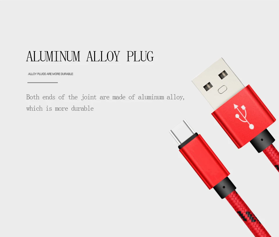 5V2A Type c Mobile Phone Cable Fast Charging USB cable Lattice Nylon usb Data For Tablet Smart Phone Charger Cables Wire 1m (2)