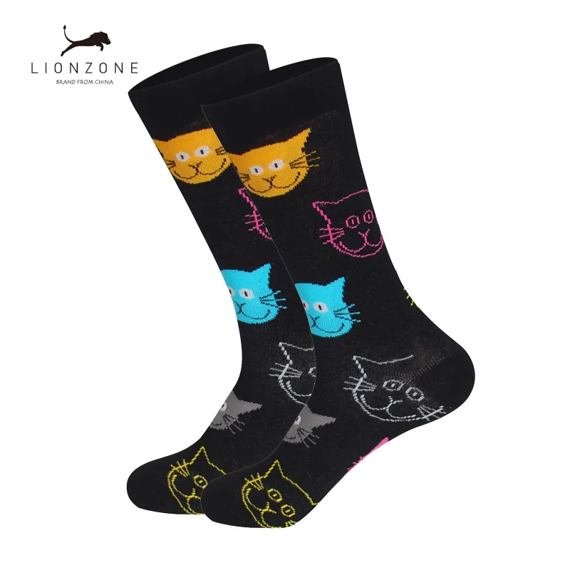 Men&Women Happy Socks Funny with Cartoon Animal Bomb Design Wedding Gift Combed Cotton Breathable Dress Neutral Socks Eur36-43