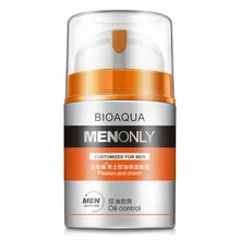 BIOAQUA marka erkekler cilt bakımı derin nemlendirici nemlendirici yağ kontrol beyazlatma yüz kremi kırışıklık karşıtı Anti-Aging gün krem 50g