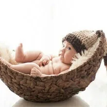 Новое поступление, для новорожденных, без одеяла, ручная серия, Детская фотография, большой полумесяц, фотография для малышей, корзина, реквизит, игрушка в подарок