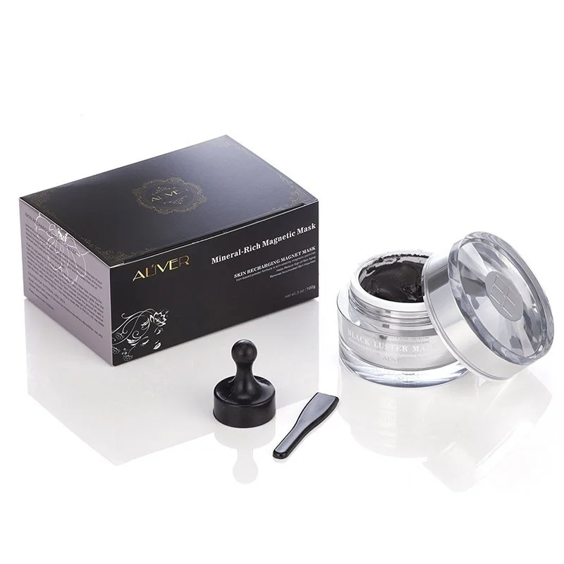 Face Skin Care Anti-Aging Mineral-Rich Magnetic Pore Cleansing Removes Skin Impurities Mask