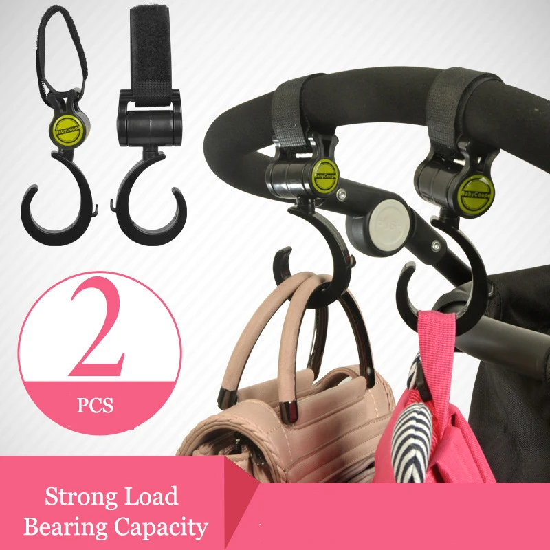 

2PCS/Pack Baby Stroller Hooks Activity & Gear Accessory High Quality ABS Hook For Baby Cart Strong Load Bearing