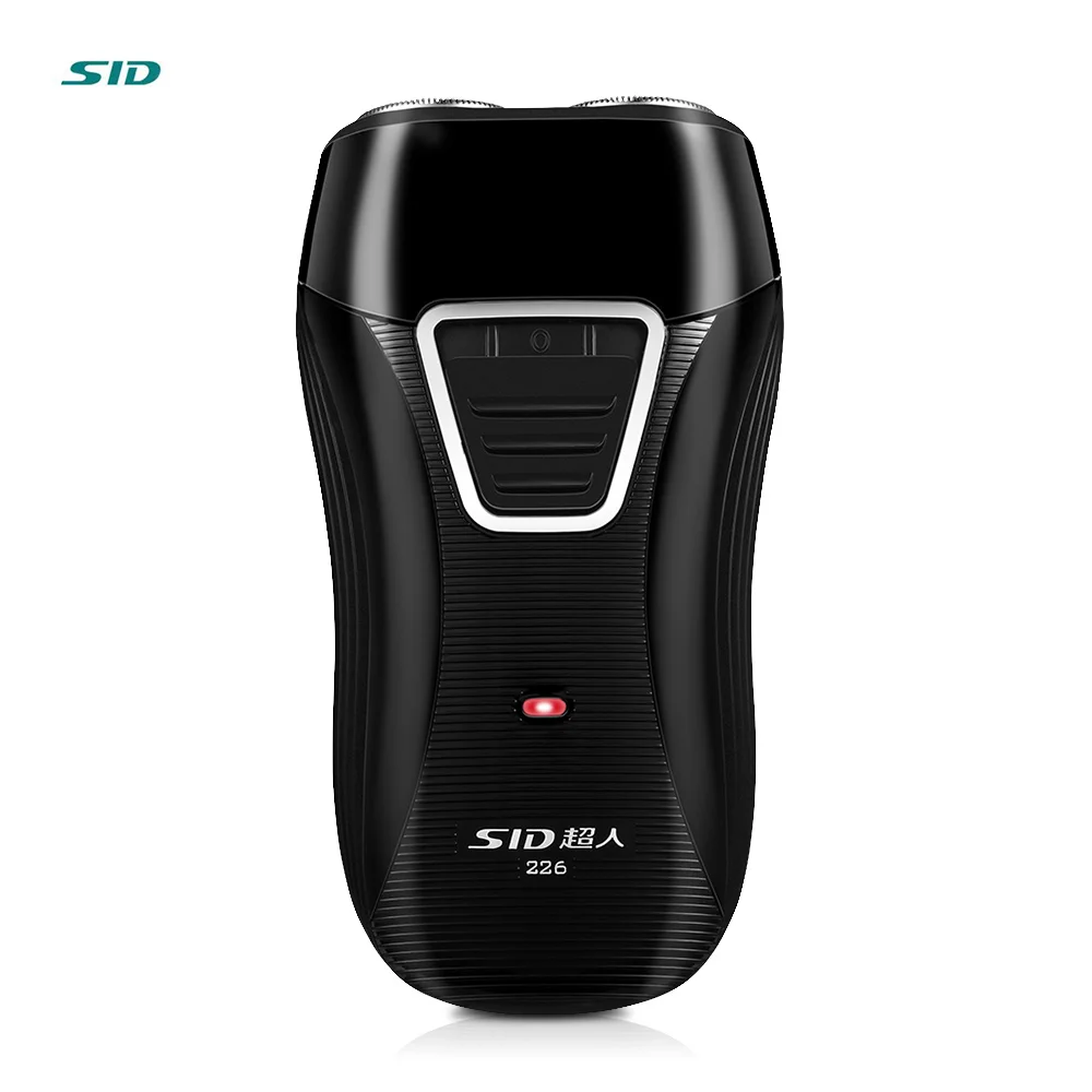 

SID SS226 Rechargeable Electric Shaver For Men Dual Floating Blades Electric Razor Safe Face Care Trimer Shaving Machine 220V