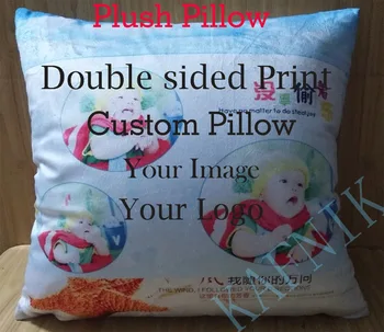 

KAFNIK,Custom short soft plush Double Sided Image Pillow for Sofa Seat Chair Decorative/Modern Home Decor Print Throw Cushion