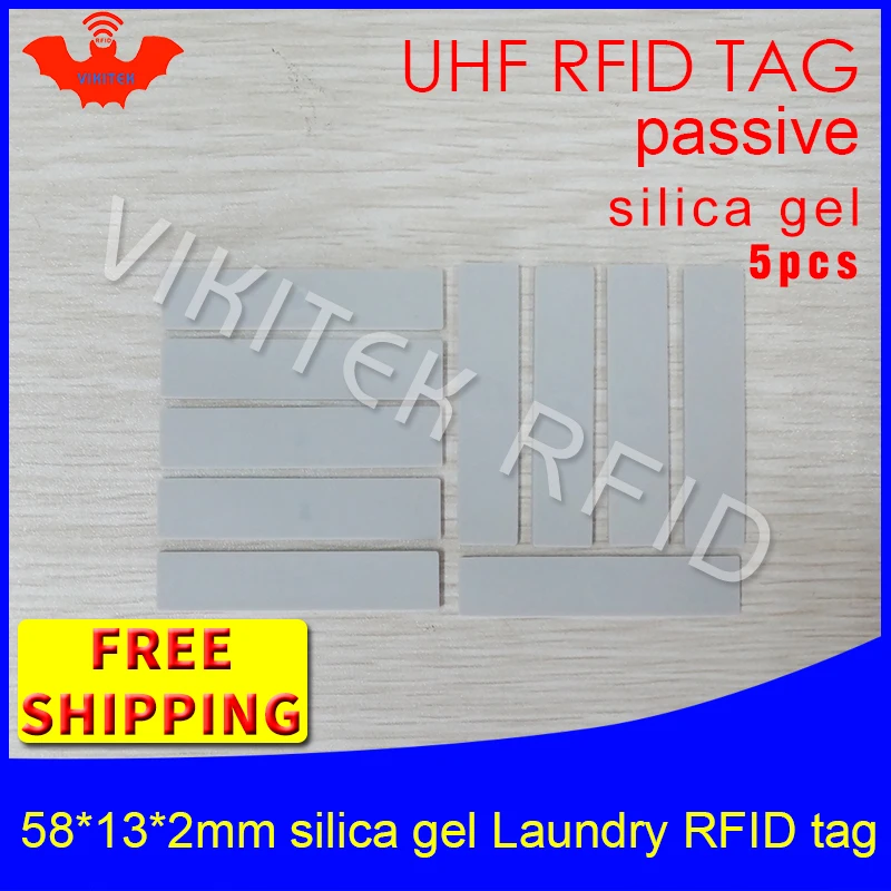 

UHF RFID tag laundry silica gel washable 915mhz 868mhz 860-960MHZ Higgs3 EPC 6C 5pcs free shipping smart card passive RFID tags