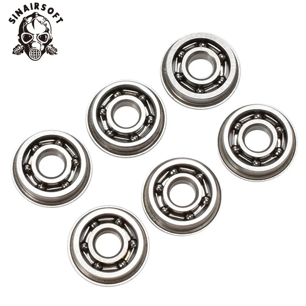 SINAIRSOFT 6pcs 8mm Stainless Steel High Precision Ball Bearing for