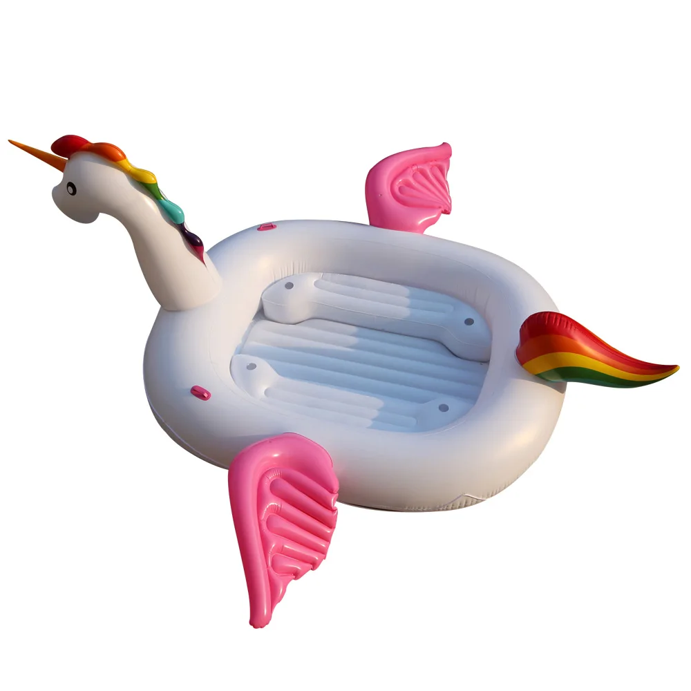 PVC Giant Inflatable Unicorn Float Party Bird Island Big Animal Boat - Factory Direct Sales for 6-8 Persons image 5