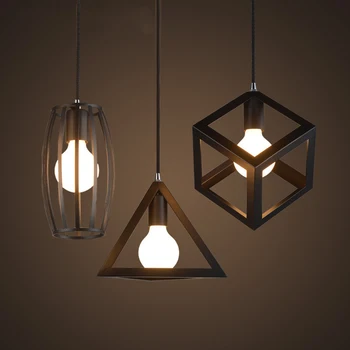 

Edison Vintage Iron Black Pendant Lights Honest Industrial Wind Attic Pendant Lamp Old - Fashioned Retro Lamps Luminaire Avize