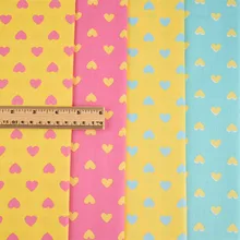 4 шт./компл. постельное белье из льняной ткани для Лоскутное детское платье с подушки в форме сердца случае стеганое покрывало хлопковая ткань с принтом синий желтый