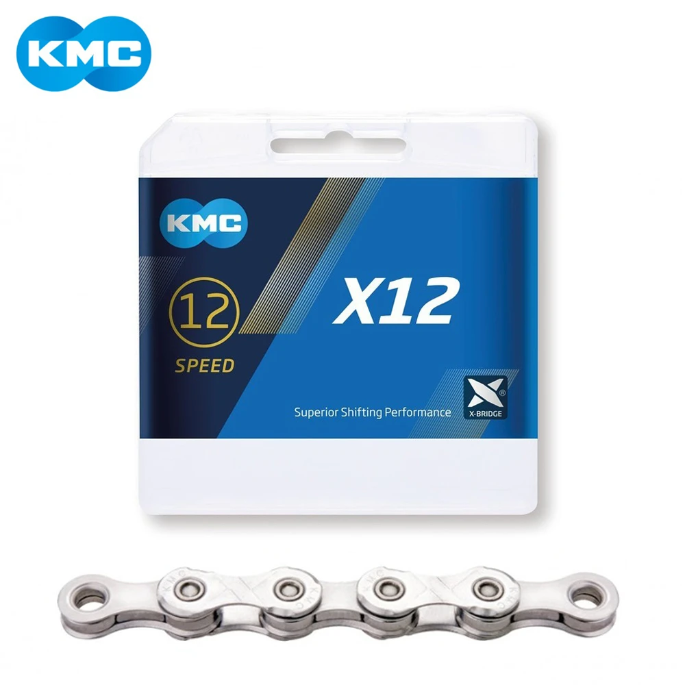 KMC X12 12 Скоростей 126L MTB горный велосипед велосипедная цепь 12s Золотая с волшебной