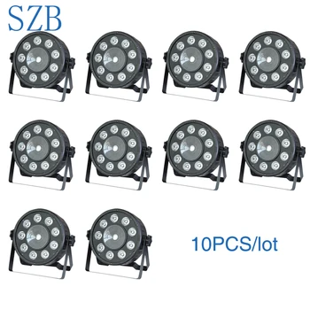 

10 PCS SZB 9PCSx3W 3IN1 and 1PCSx30W 3IN1 Hight Power LED Par Light for DJ Nightclub Party/SZB-PL090330