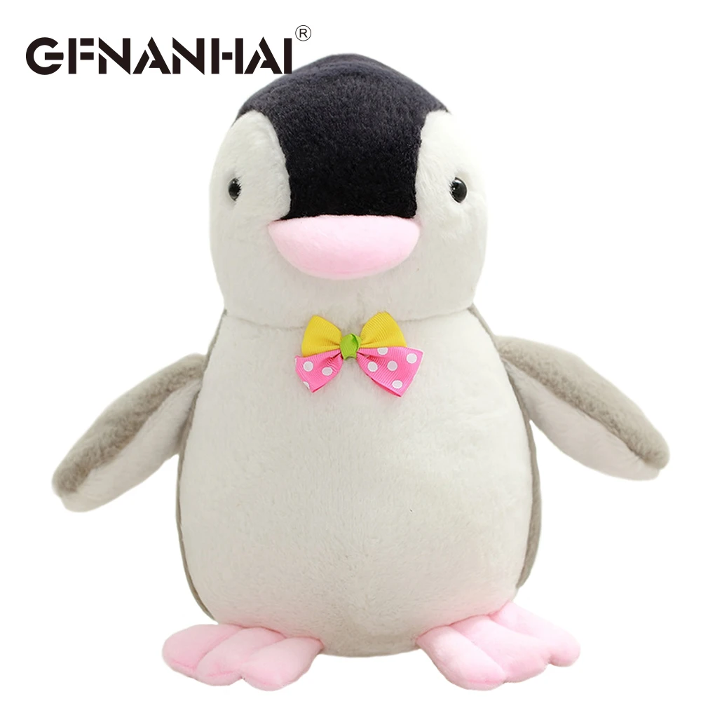 1pc 20cm cute Sounding penguin plush toy Squeaky Shape Toy Air squeeze