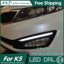 AKD автомобильный Стайлинг для Kia K5 DRL 2012-2013 Optima светодиодный DRL светодиодный светильник для бега противотуманный светильник аксессуары для парковки
